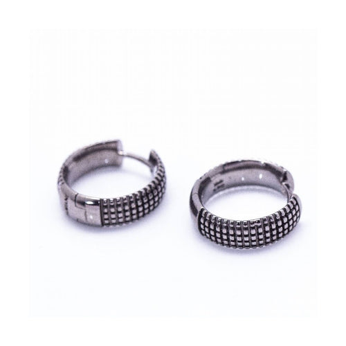 Boucles d'oreilles Damiani - Boucles d’oreilles clip en or blanc rhodié noir et diamants 58 Facettes UKD360375CS