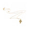 Collier Damiani - Collier croix en or jaune 18 ct et diamants 58 Facettes UKD360376CS
