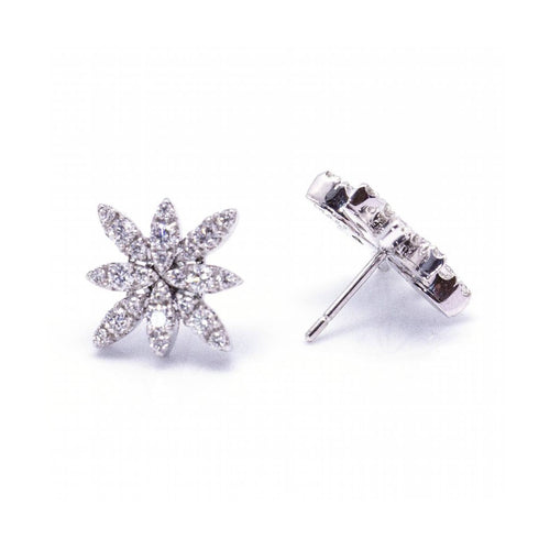 Boucles d'oreilles Pasquale Bruni Guirlanda - Boucles d’oreilles en or blanc 18 kt et diamants 58 Facettes UKD360378CS