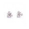 Boucles d'oreilles Flor de Diamante - Boucles d’oreilles en or blanc 18 kt et diamants 58 Facettes UKD360382CS