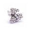 Boucles d'oreilles Flor de Diamante - Boucles d’oreilles en or blanc 18 kt et diamants 58 Facettes UKD360382CS
