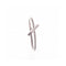 Pendentif Alfieri St.JOHN - Pendentif croix en or blanc 18 ct et diamants 58 Facettes UKD360390CS