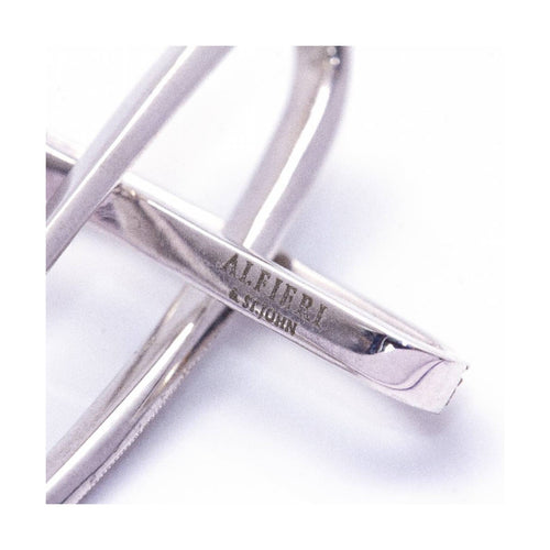 Pendentif Alfieri St.JOHN - Pendentif croix en or blanc 18 ct et diamants 58 Facettes UKD360390CS