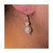 Boucles d'oreilles SUNNY ANTIK - Boucles d'oreilles en or blanc 18 kt et diamants 58 Facettes UKD360396CS