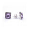Boucles d'oreilles Damiani - Boucles d’oreilles en or blanc 18 ct, diamants et améthystes 58 Facettes UKD360397CS