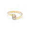 Bague Gucci Running G - Bague motif GG en or jaune 18 kt et diamants 58 Facettes UKD360449FJ