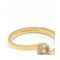 Bague Gucci Running G - Bague motif GG en or jaune 18 kt et diamants 58 Facettes UKD360449FJ