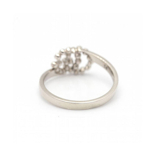 Bague Gucci Running G - Bague Icon en or blanc 18 ct et diamants 58 Facettes UKD360453FJ