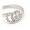 Bague Gucci Running G - Bague Icon en or blanc 18 ct et diamants 58 Facettes UKD360453FJ