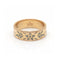 Bague 54 Gucci Icon Blossom - Bague motif GG en or rose 18 ct et émail 58 Facettes UKD360460FJ