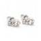 Boucles d'oreilles Gucci 1973 - Boucles d’oreilles en or blanc 18 kt et diamants 58 Facettes UKD360464FJ