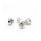 Boucles d'oreilles Gucci 1973 - Boucles d’oreilles en or blanc 18 kt et diamants 58 Facettes UKD360464FJ