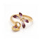 Bague GUCCI Flora Mariposa - Bague en or 18 ct et émail 58 Facettes UKD360468FJ