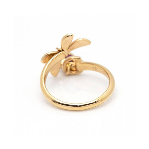 Bague GUCCI Flora Mariposa - Bague en or 18 ct et émail 58 Facettes UKD360468FJ