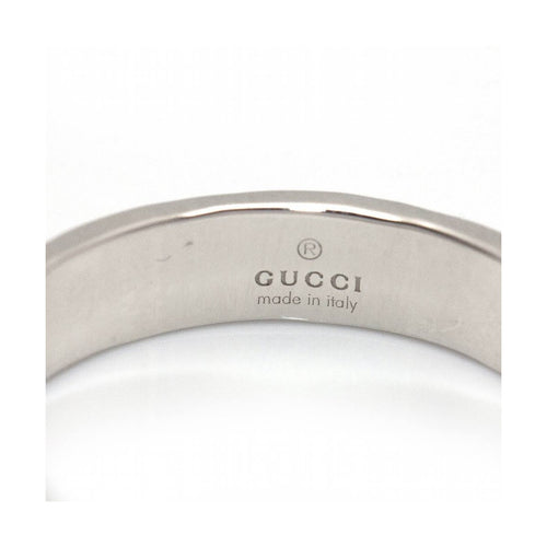 Bague Gucci Icon - Bague en or blanc 18 ct motif GG 58 Facettes UKD360471FJ