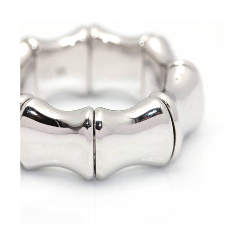 Bague Gucci Bamboo Spring - Bague flexible en or blanc 18 ct 58 Facettes UKD360485FJ