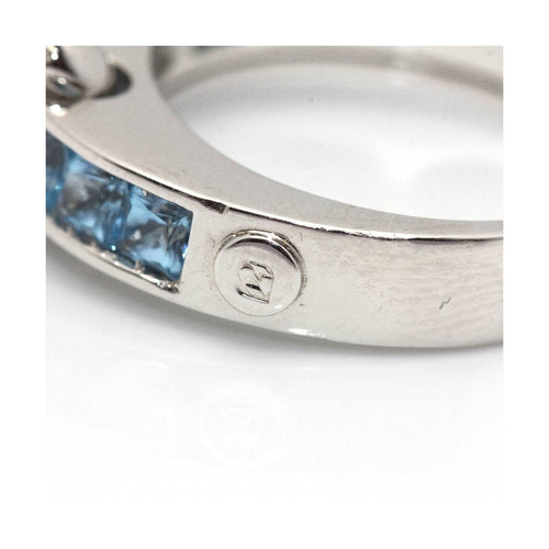 Bague 56 CENTOVENTUNO - Bague en or blanc 18 ct, topazes bleus et diamants 58 Facettes UKD360500FJ