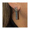 Boucles d'oreilles CENTOVENTUNO - Boucles d’oreilles en or blanc 18 kt, diamants et topazes bleues 58 Facettes UKD360524FJ