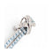 Boucles d'oreilles CENTOVENTUNO - Boucles d’oreilles en or blanc 18 kt, diamants et topazes bleues 58 Facettes UKD360524FJ