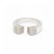 Bague QUARE - Bague pavée en or blanc 18 kt et diamants 58 Facettes UKD360525FJ