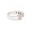 Bague QUARE - Bague pavée en or blanc 18 kt et diamants 58 Facettes UKD360525FJ