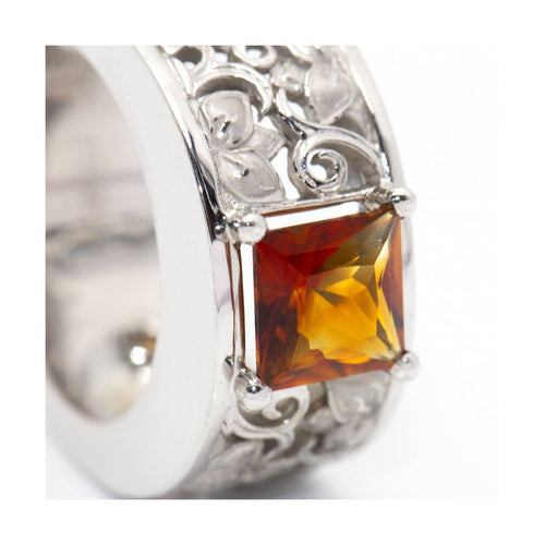 Bague Carrera y Carrera - Bague en or blanc 18 ct et citrine Madeira 58 Facettes UKD360526FJ