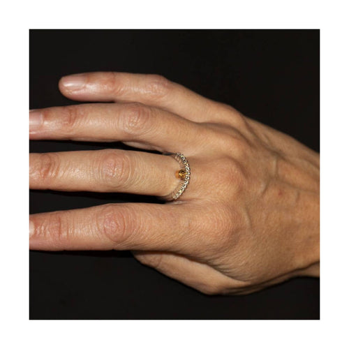 Bague Damiani - Bague en or bicolore 18 kt avec diamants 58 Facettes UKD360528FJ