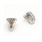 Boucles d'oreilles CENTOVENTUNO - Boucles d’oreilles en or blanc 18 kt et diamants 58 Facettes UKD360529FJ