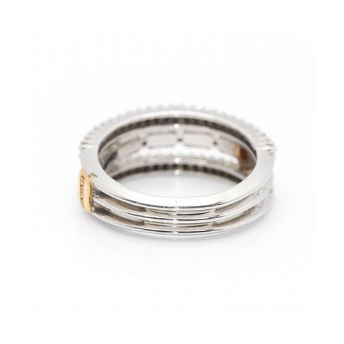Bague Damiani - Bague en or bicolore 18 kt et diamants 58 Facettes UKD360530FJ