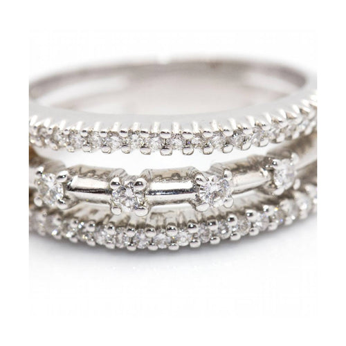 Bague Damiani - Bague en or bicolore 18 kt et diamants 58 Facettes UKD360530FJ