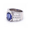 Bague Cashemira - Bague en or blanc 18 ct avec saphir et diamants 58 Facettes UKD360602LF