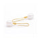 Boucles d'oreilles Boucles d’oreilles - Perles ovales et diamants en or jaune 18 ct 58 Facettes UKD360904FV