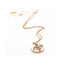 Collier Flor de Lis - Collier en or rose 18 kt et diamants 58 Facettes UKD360910FV