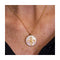 Collier Flor de Lis - Collier en or rose 18 kt et diamants 58 Facettes UKD360910FV