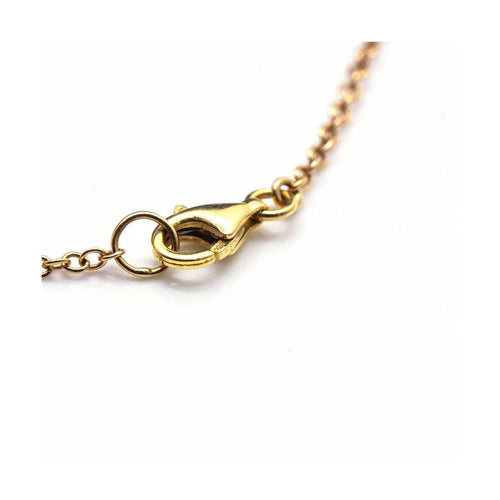 Collier Flor de Lis - Collier en or rose 18 kt et diamants 58 Facettes UKD360910FV