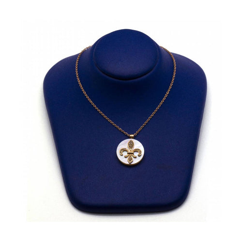 Collier Flor de Lis - Collier en or rose 18 kt et diamants 58 Facettes UKD360910FV
