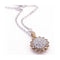 Collier SUNFLOWER - Collier en or rose 18 kt et diamants 2,54 ct 58 Facettes UKD360911FV