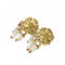 Boucles d'oreilles Keshi - Boucles d’oreilles Novecentismo en or jaune 18 ct, diamants et perles 58 Facettes UKD361018JC
