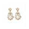Boucles d'oreilles FLEUR - Boucles d’oreilles vers 1810 en or jaune, diamants et perles 58 Facettes UKD361020JC
