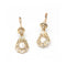 Boucles d'oreilles FLEUR - Boucles d’oreilles vers 1810 en or jaune, diamants et perles 58 Facettes UKD361020JC