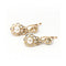 Boucles d'oreilles FLEUR - Boucles d’oreilles vers 1810 en or jaune, diamants et perles 58 Facettes UKD361020JC