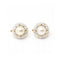 Boucles d'oreilles Art nouveau - Boucles d’oreilles en platine et or jaune, perles et diamants 58 Facettes UKD361021JC