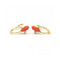 Boucles d'oreilles Boucles d’oreilles anciennes - Corail en or jaune 18 kt et diamants 58 Facettes UKD361041JC