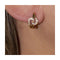 Boucles d'oreilles Boucles d’oreilles vintage 1955 en or jaune 18 kt et diamants 58 Facettes UKD361042JC