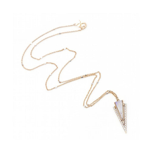 Collier LANZA - Collier en or rose 18 kt, diamants et nacre 58 Facettes UKD361160SP