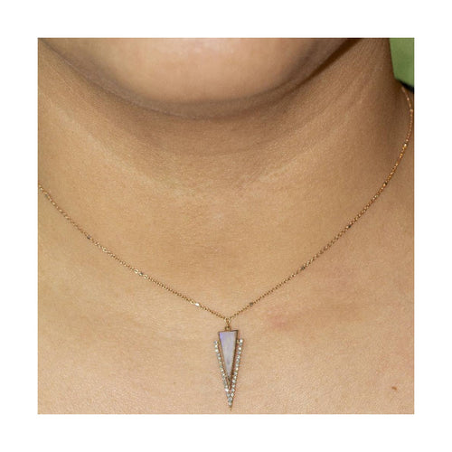 Collier LANZA - Collier en or rose 18 kt, diamants et nacre 58 Facettes UKD361160SP