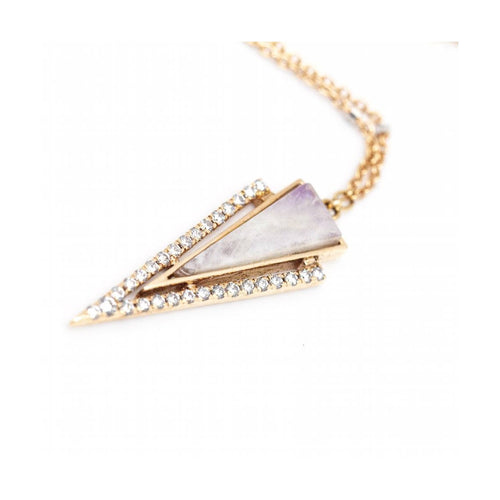 Collier LANZA - Collier en or rose 18 kt, diamants et nacre 58 Facettes UKD361160SP