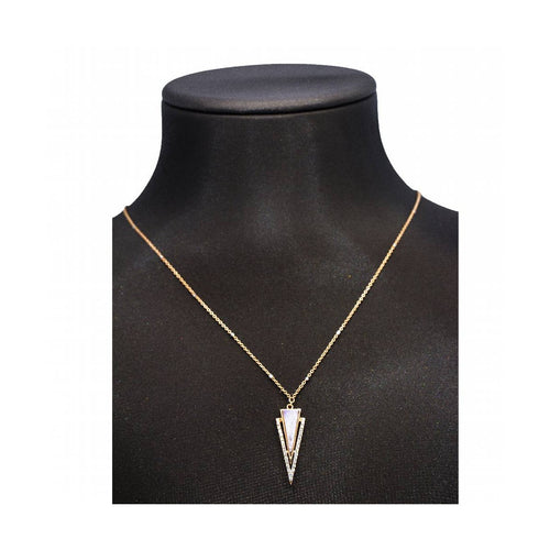Collier LANZA - Collier en or rose 18 kt, diamants et nacre 58 Facettes UKD361160SP