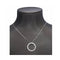 Collier Cercle de Vida - Collier en or blanc 18 kt et diamants 58 Facettes UKD361163SP