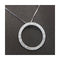 Collier Cercle de Vida - Collier en or blanc 18 kt et diamants 58 Facettes UKD361163SP
